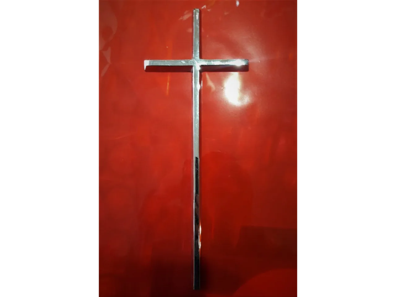Cruz de Bronce Cromada