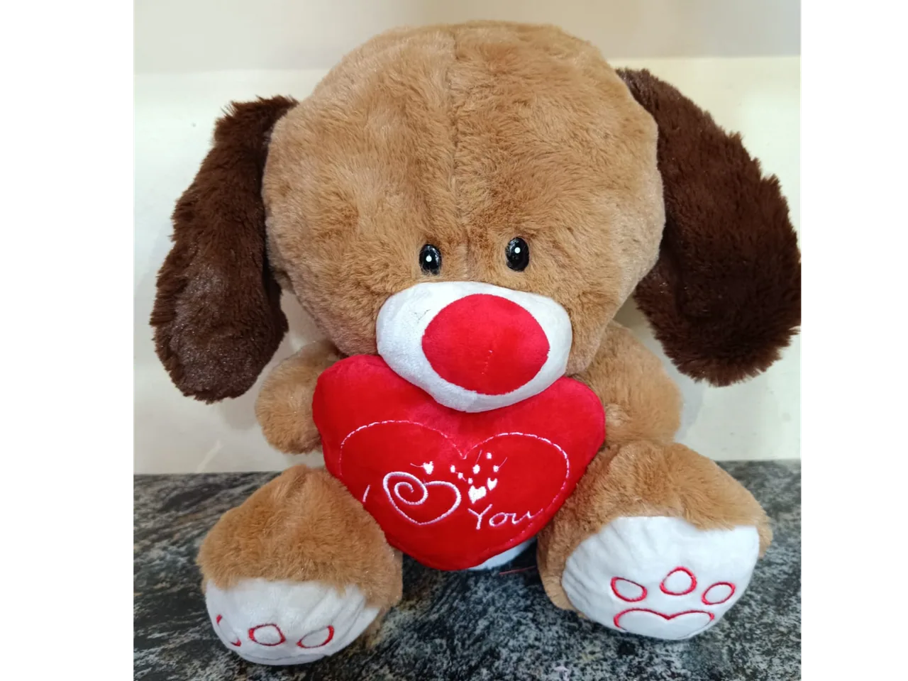 perro corazon I love you