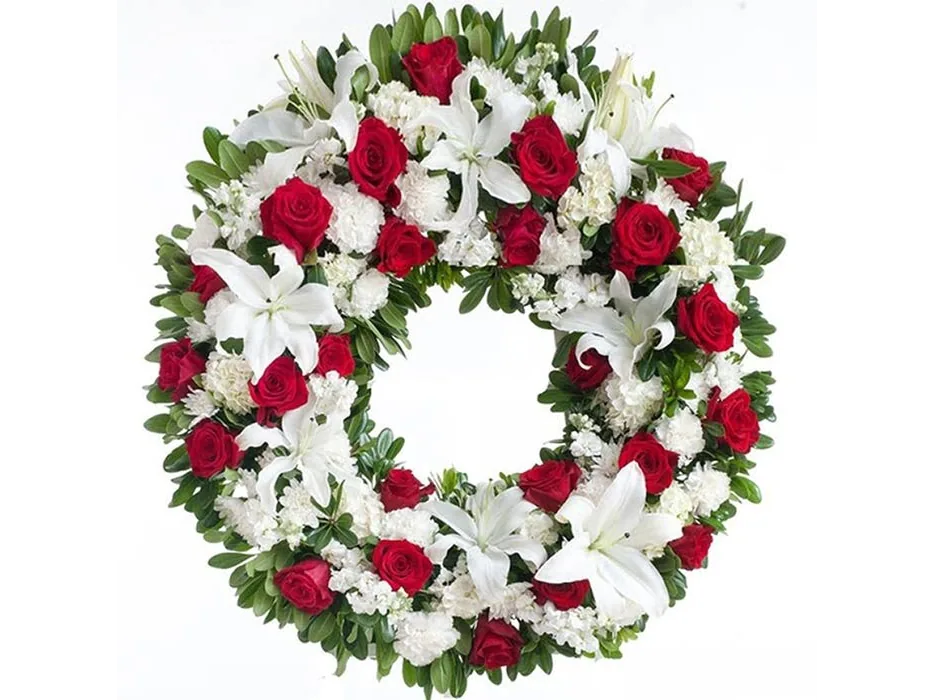 CORONA ESPECIAL - Rosas ,Lilium ,Claveles y Crisantemos