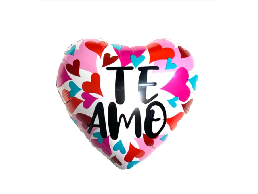 Globo 10" Te amo blanco